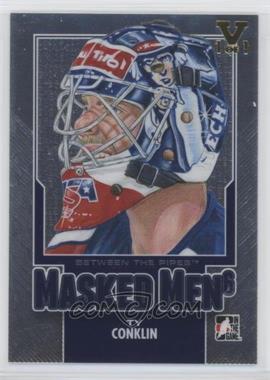 2013-14 In the Game Between the Pipes - Masked Men 6 - Silver ITG Vault Gold #MM-44 - Ty Conklin /1