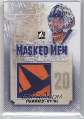 2013-14 In the Game Between the Pipes - Masked Men Game-Used Memorabilia - Silver #MMM-EN - Evgeni Nabokov /9