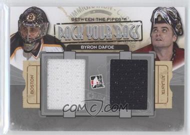 2013-14 In the Game Between the Pipes - Pack Your Bags - Silver #PYB-15 - Byron Dafoe /90