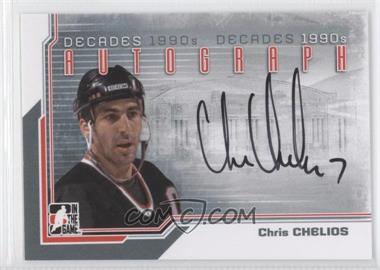 2013-14 In the Game Decades 1990s - Autograph - Silver #A-CC - Chris Chelios