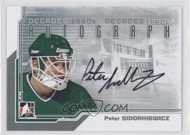 2013-14 In the Game Decades 1990s - Autograph - Silver #A-PS - Peter Sidorkiewicz