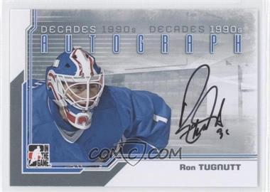 2013-14 In the Game Decades 1990s - Autograph - Silver #A-RT - Ron Tugnutt