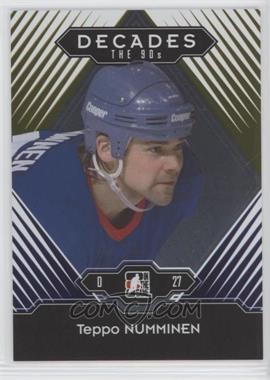 2013-14 In the Game Decades 1990s - [Base] - Gold #141 - Teppo Numminen /30