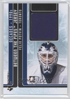 2013-14 In the Game Decades 1990s - Between the Pipes Jersey - Black Montreal Card Show #BTPJ-05 - Felix Potvin /1