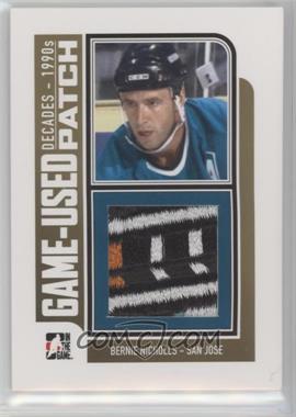 2013-14 In the Game Decades 1990s - Game Used - Gold Patch #M-02 - Bernie Nichols /1
