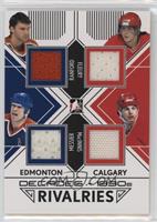 Bill Ranford, Mark Messier, Theoren Fleury, Al MacInnis #/95