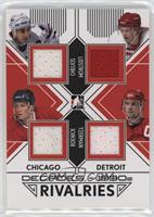 Chris Chelios, Jeremy Roenick, Nicklas Lidstrom, Steve Yzerman #/95