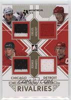 Chris Chelios, Jeremy Roenick, Nicklas Lidstrom, Steve Yzerman #/1