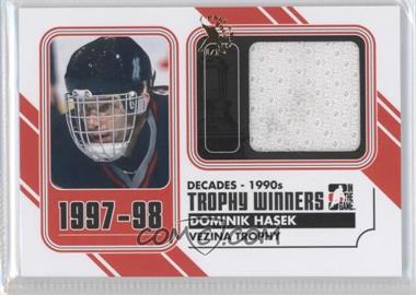 2013-14 In the Game Decades 1990s - Trophy Winners Jersey - Black 2013 Fall Expo #TW-01 - Dominik Hasek /1
