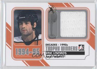 2013-14 In the Game Decades 1990s - Trophy Winners Jersey - Silver 2013 Fall Expo #TW-10 - Eric Lindros /1