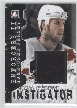 2013-14 In the Game Enforcers II - Instigator Game-Used - Black Jersey #IM-24 - Brendan Witt