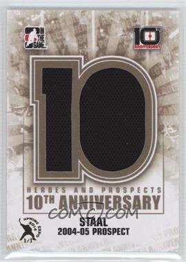 2013-14 In the Game Heroes and Prospects - 10th Anniversary Game-Used Memorabilia - 2014 Spring Expo #AP-68 - Jordan Staal /1