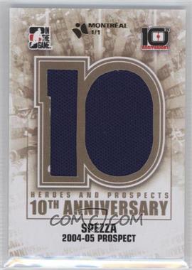 2013-14 In the Game Heroes and Prospects - 10th Anniversary Game-Used Memorabilia - Montreal Card Show #AP-46 - Jason Spezza /1