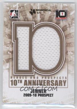 2013-14 In the Game Heroes and Prospects - 10th Anniversary Game-Used Memorabilia - Montreal Card Show #AP-86 - Boone Jenner /1