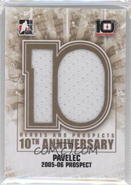 2013-14 In the Game Heroes and Prospects - 10th Anniversary Game-Used Memorabilia #AP-60 - Ondrej Pavelec /60