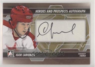 2013-14 In the Game Heroes and Prospects - Autograph #A-IL - Igor Larionov