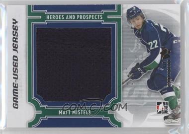 2013-14 In the Game Heroes and Prospects - Game-Used - Silver Jersey Montreal Expo #M-13 - Matt Mistele /1
