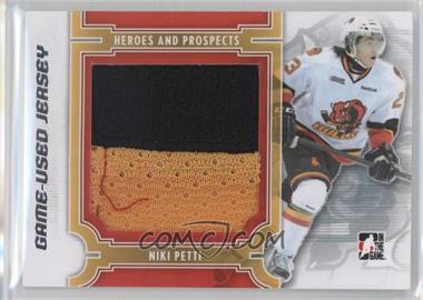 2013-14 In the Game Heroes and Prospects - Game-Used - Silver Jersey #M-11 - Niki Petti /30
