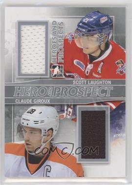 2013-14 In the Game Heroes and Prospects - Hero and Prospect Jerseys - Silver #HP-04 - Scott Laughton, Claude Giroux /40