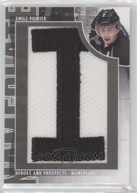 2013-14 In the Game Heroes and Prospects - Nameplates #NP-102 - Emile Poirier /1