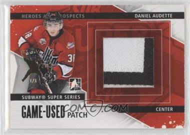 2013-14 In the Game Heroes and Prospects - Subway Series Game-Used - Black Jersey 2014 Spring Expo #SSM-30 - Daniel Audette /1