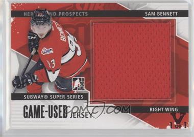 2013-14 In the Game Heroes and Prospects - Subway Series Game-Used - Black Jersey ITG Vault Pink #SSM-15 - Sam Bennett /1