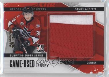2013-14 In the Game Heroes and Prospects - Subway Series Game-Used - Black Jersey Montreal Card Show #SSM-30 - Daniel Audette /1