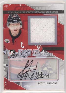 2013-14 In the Game Heroes and Prospects - Subway Series Game-Used - Silver Jersey & Auto #SSMA-SL - Scott Laughton /19