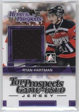 2013-14 In the Game Heroes and Prospects - Top Prospects Game-Used - Black Jersey Montreal Card Show #TPM-12 - Ryan Hartman /1