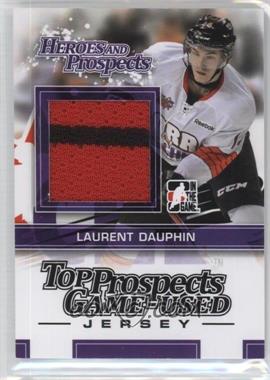 2013-14 In the Game Heroes and Prospects - Top Prospects Game-Used - Black Jersey #TPM-02 - Laurent Dauphin /160