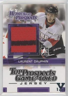 2013-14 In the Game Heroes and Prospects - Top Prospects Game-Used - Black Jersey #TPM-02 - Laurent Dauphin /160