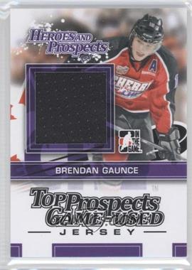 2013-14 In the Game Heroes and Prospects - Top Prospects Game-Used - Black Jersey #TPM-09 - Brendan Gaunce /160