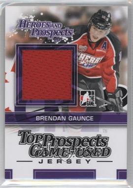 2013-14 In the Game Heroes and Prospects - Top Prospects Game-Used - Black Jersey #TPM-09 - Brendan Gaunce /160