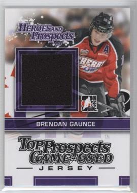 2013-14 In the Game Heroes and Prospects - Top Prospects Game-Used - Black Jersey #TPM-09 - Brendan Gaunce /160