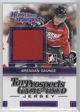2013-14 In the Game Heroes and Prospects - Top Prospects Game-Used - Black Jersey #TPM-09 - Brendan Gaunce /160
