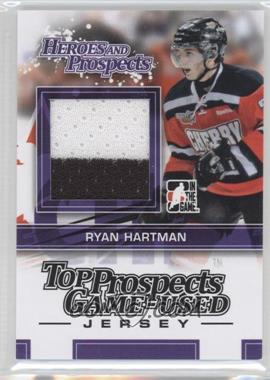 2013-14 In the Game Heroes and Prospects - Top Prospects Game-Used - Black Jersey #TPM-12 - Ryan Hartman /160