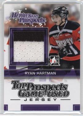 2013-14 In the Game Heroes and Prospects - Top Prospects Game-Used - Black Jersey #TPM-12 - Ryan Hartman /160