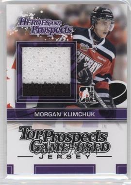 2013-14 In the Game Heroes and Prospects - Top Prospects Game-Used - Black Jersey #TPM-15 - Morgan Klimchuk /160