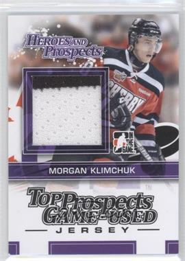 2013-14 In the Game Heroes and Prospects - Top Prospects Game-Used - Black Jersey #TPM-15 - Morgan Klimchuk /160