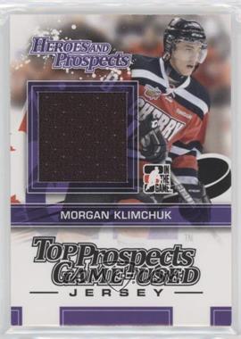 2013-14 In the Game Heroes and Prospects - Top Prospects Game-Used - Black Jersey #TPM-15 - Morgan Klimchuk /160