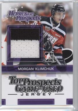 2013-14 In the Game Heroes and Prospects - Top Prospects Game-Used - Black Jersey #TPM-15 - Morgan Klimchuk /160