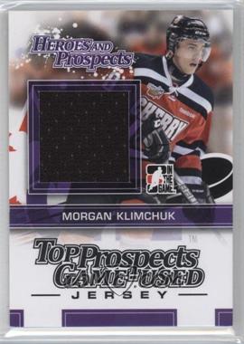 2013-14 In the Game Heroes and Prospects - Top Prospects Game-Used - Black Jersey #TPM-15 - Morgan Klimchuk /160