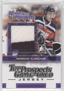 2013-14 In the Game Heroes and Prospects - Top Prospects Game-Used - Black Jersey #TPM-15 - Morgan Klimchuk /160