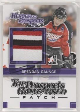 2013-14 In the Game Heroes and Prospects - Top Prospects Game-Used - Black Patch #TPM-09 - Brendan Gaunce /30