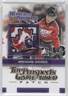 2013-14 In the Game Heroes and Prospects - Top Prospects Game-Used - Gold Patch #TPM-09 - Brendan Gaunce /5