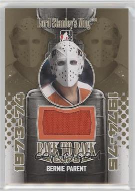 2013-14 In the Game Lord Stanley's Mug - Back to Back Cups - Gold #BBC-06 - Bernie Parent