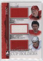 Steve Yzerman, Igor Larionov, Darren McCarty