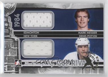 2013-14 In the Game Lord Stanley's Mug - Cup Rivals - Silver Fall Expo #CRI-15 - Mark Messier, Denis Potvin /1