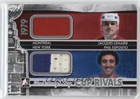 Jacques Lemaire, Phil Esposito #/80