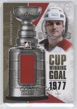 2013-14 In the Game Lord Stanley's Mug - Cup Winning Goal - Gold #CWG-17 - Jacques Lemaire